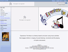 Tablet Screenshot of experiencethemusic.org